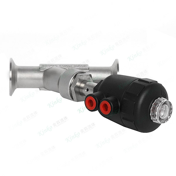 快装气动角座阀