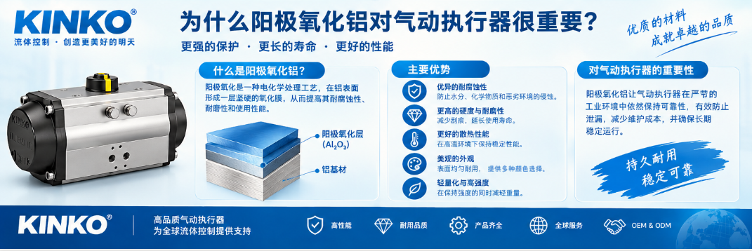 为什么阳极氧化铝对气动执行器很重要？